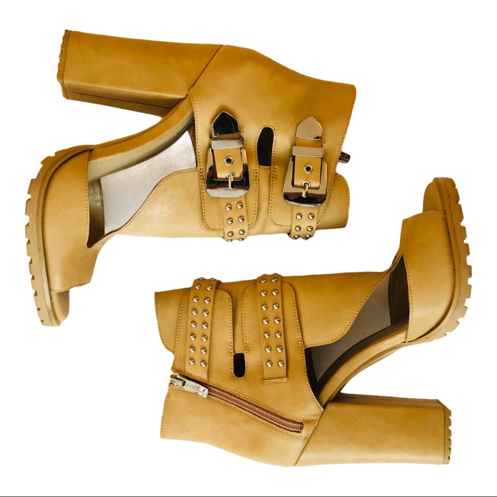 BCBGeneration Studded Cutout Doyle Booties 10